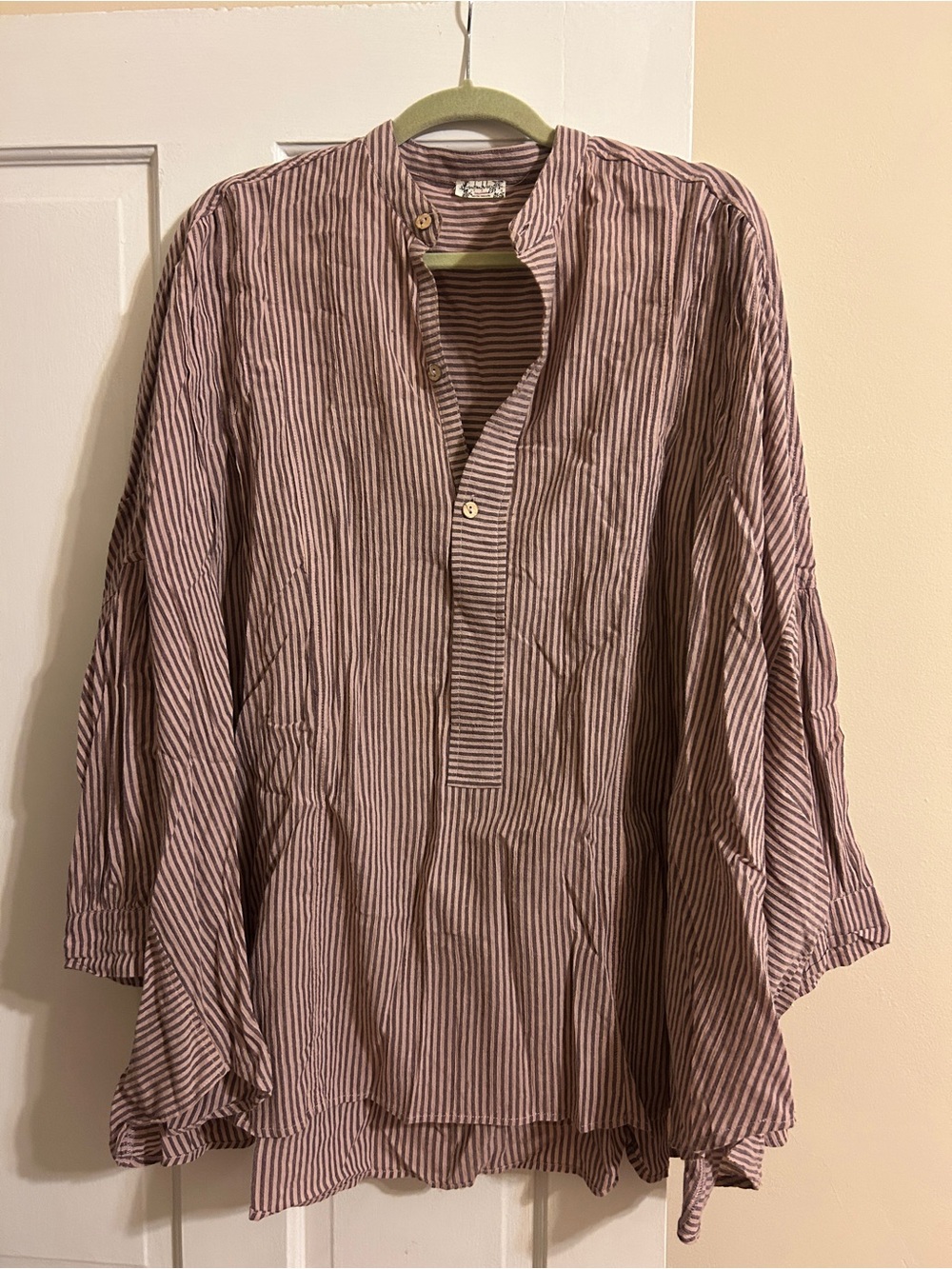 Casual Stripe Pullover Shirt/Dress
